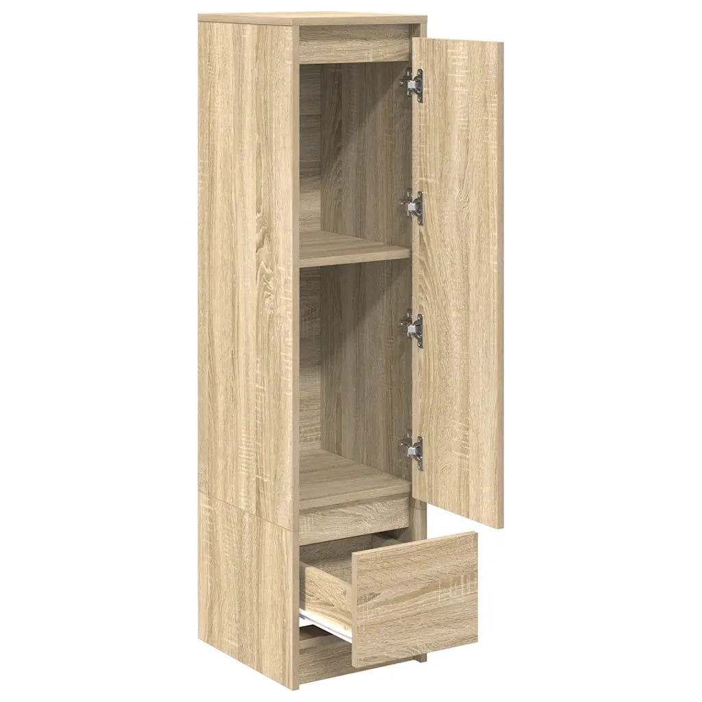 Credenza-Buffet-Armadio da cucina Rovere Sonoma 29,5x34x119,5 cm in Legno Multistrato