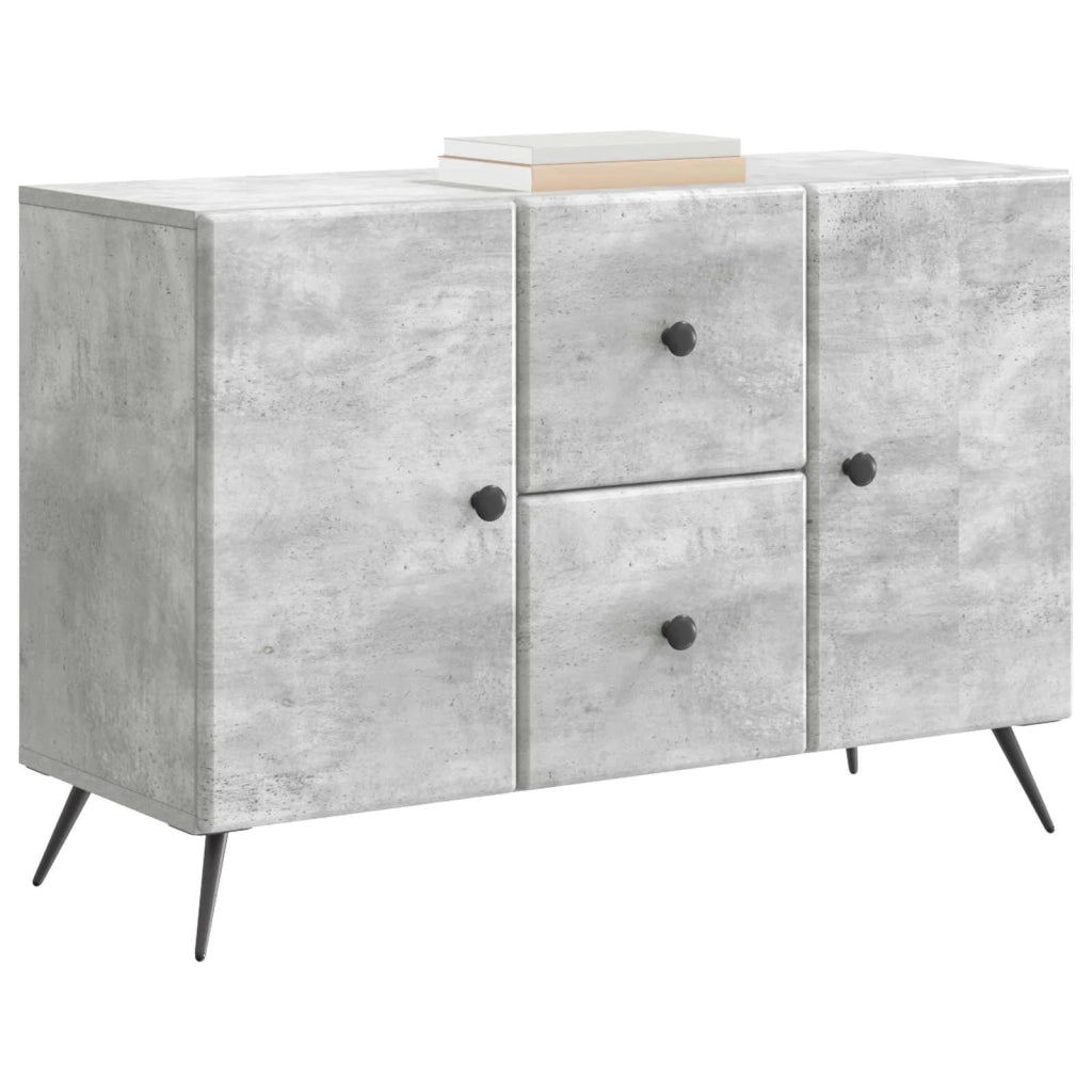 Credenza | Madia | Buffet da pranzo | Armadio da pranzo Grigio Cemento 89 x 34,5 x 60 cm Legno ingegnerizzato