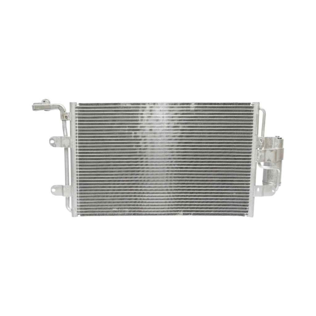 Radiatore climatizzazione (condensatore AC) – VW, Audi, Seat, Skoda Dimensioni: 542 × 364 × 18 mm Codici OEM:  1J0820411B  1J0820411D  1J0820413A  1J0820413B  1J0820413D  1J0820413E  1J0820413L  1J0820413N  8N0820411A  8N0820413A