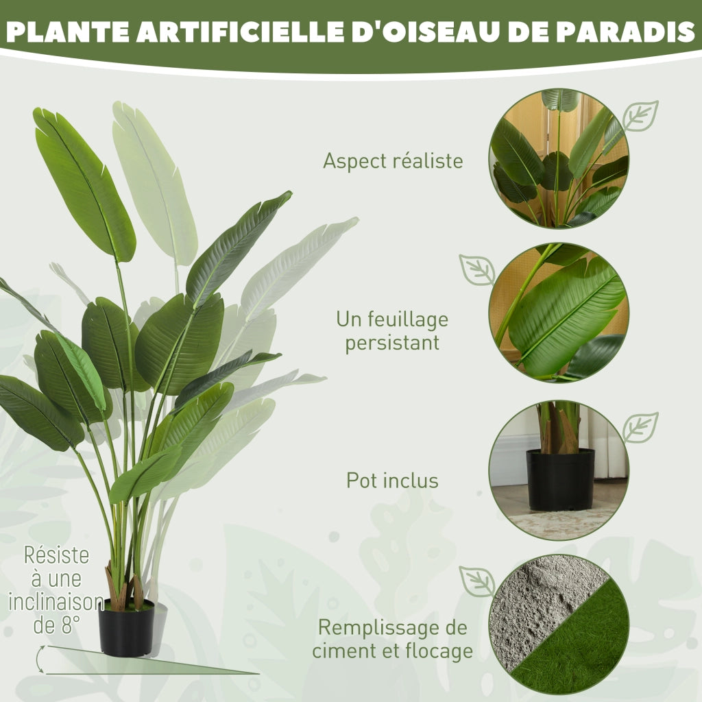 Albero Artificiale con Vaso ¨C Minimal ¨C Verde 160 cm