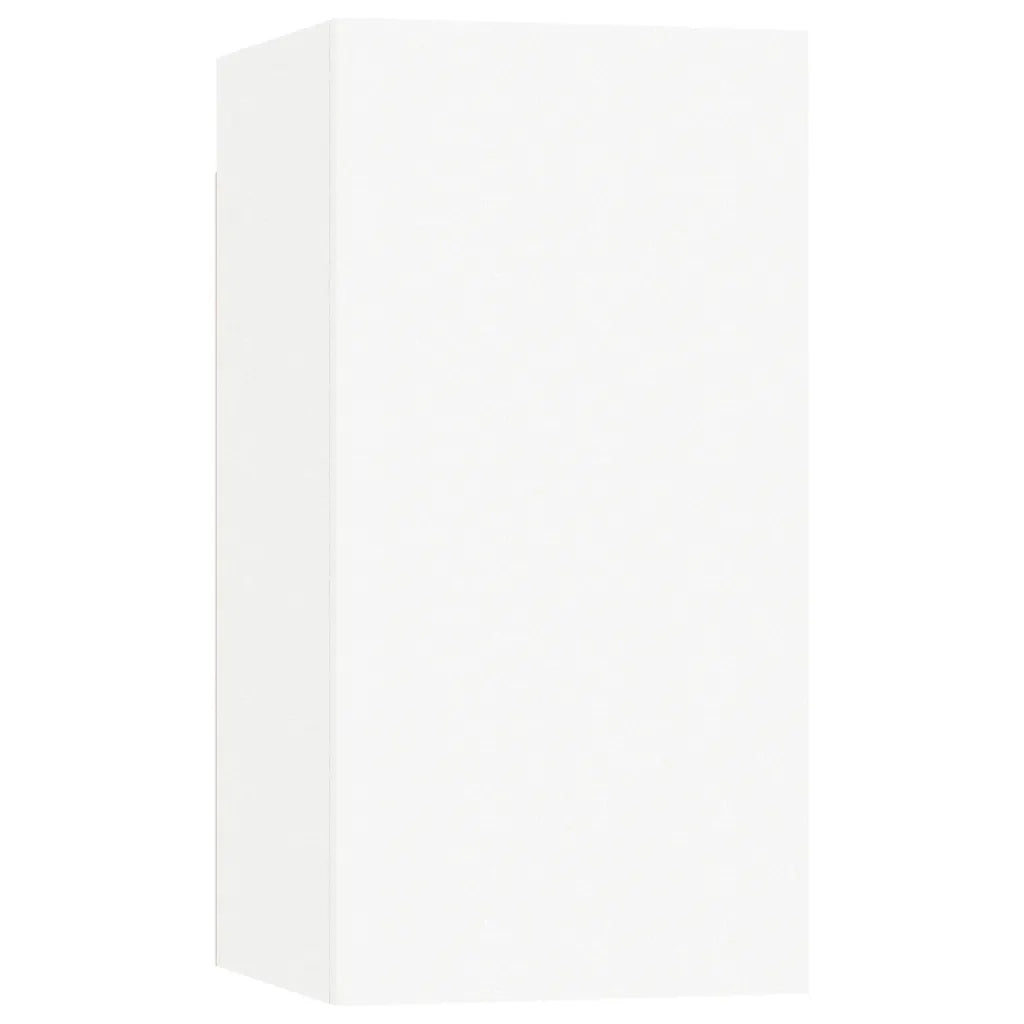 Set Mobili Porta TV 7 pz | Armadietto TV | Mobile Porta TV Bianco in Legno Multistrato