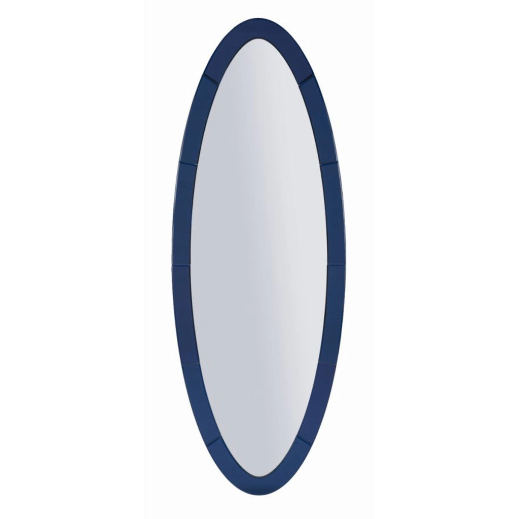 Specchio con Cornice VKH695, Blu, MDF, 150x55x2 cm