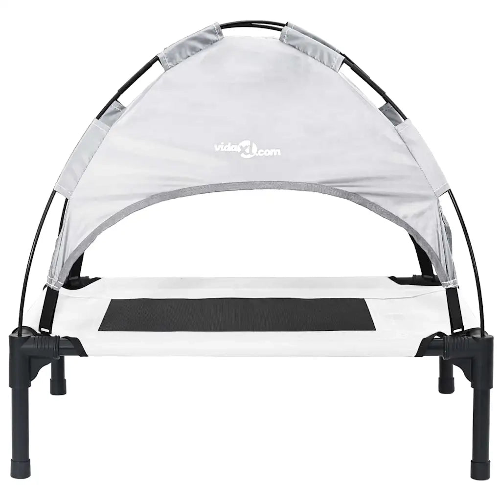 Letto per Cani Grigio Argento 62 x 48 x 61 cm Acciaio 42008173