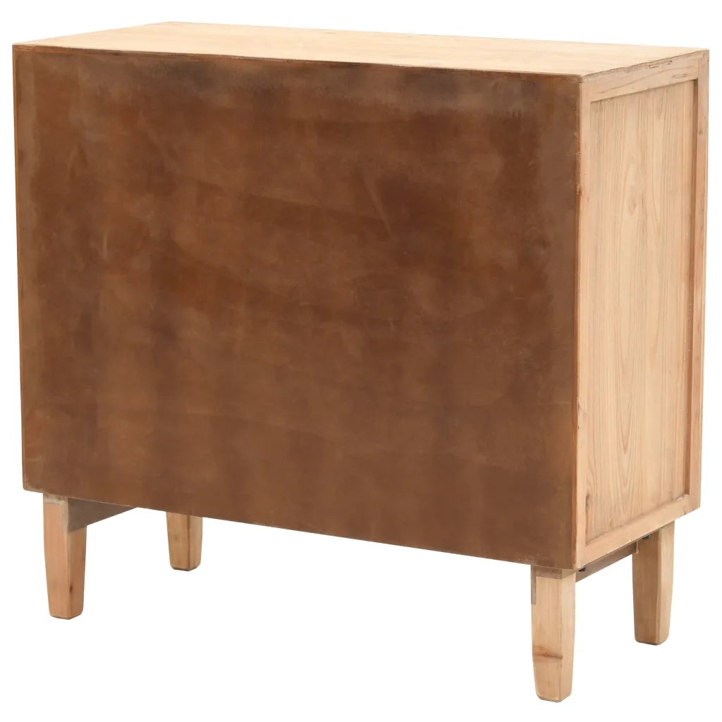 Cassettiera in Legno Massello di Abete 80x36x75 cm 245778