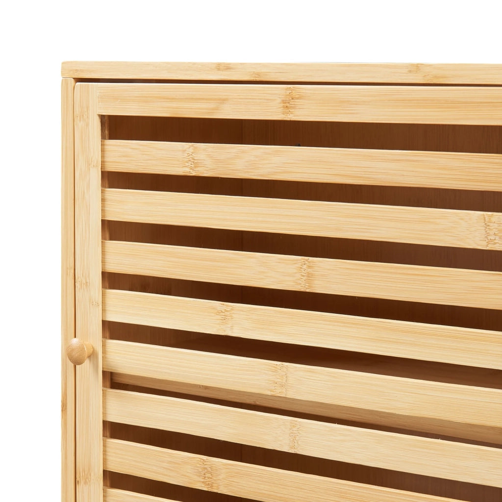 Mobiletto/scaffale da parete per bagno 60 x 40 x 20 cm bambù naturale 03_0008891