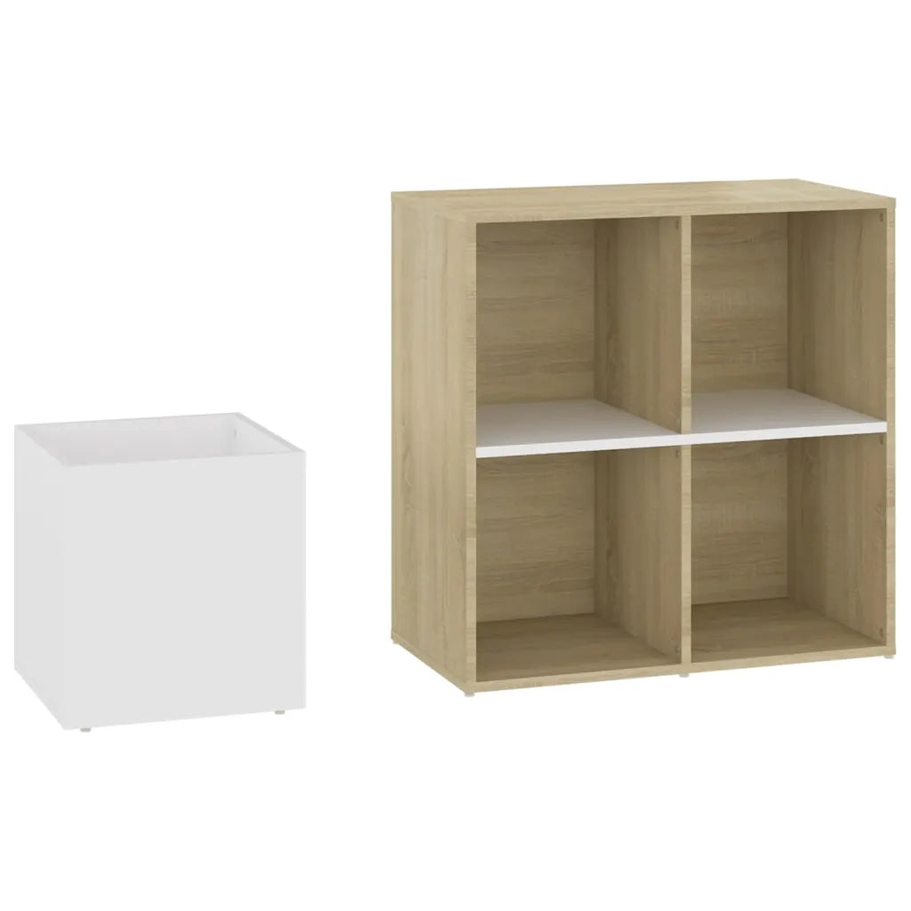 Scarpiera Ingresso Bianco Rovere Sonoma 105x35,5x70 Multistrato 808256