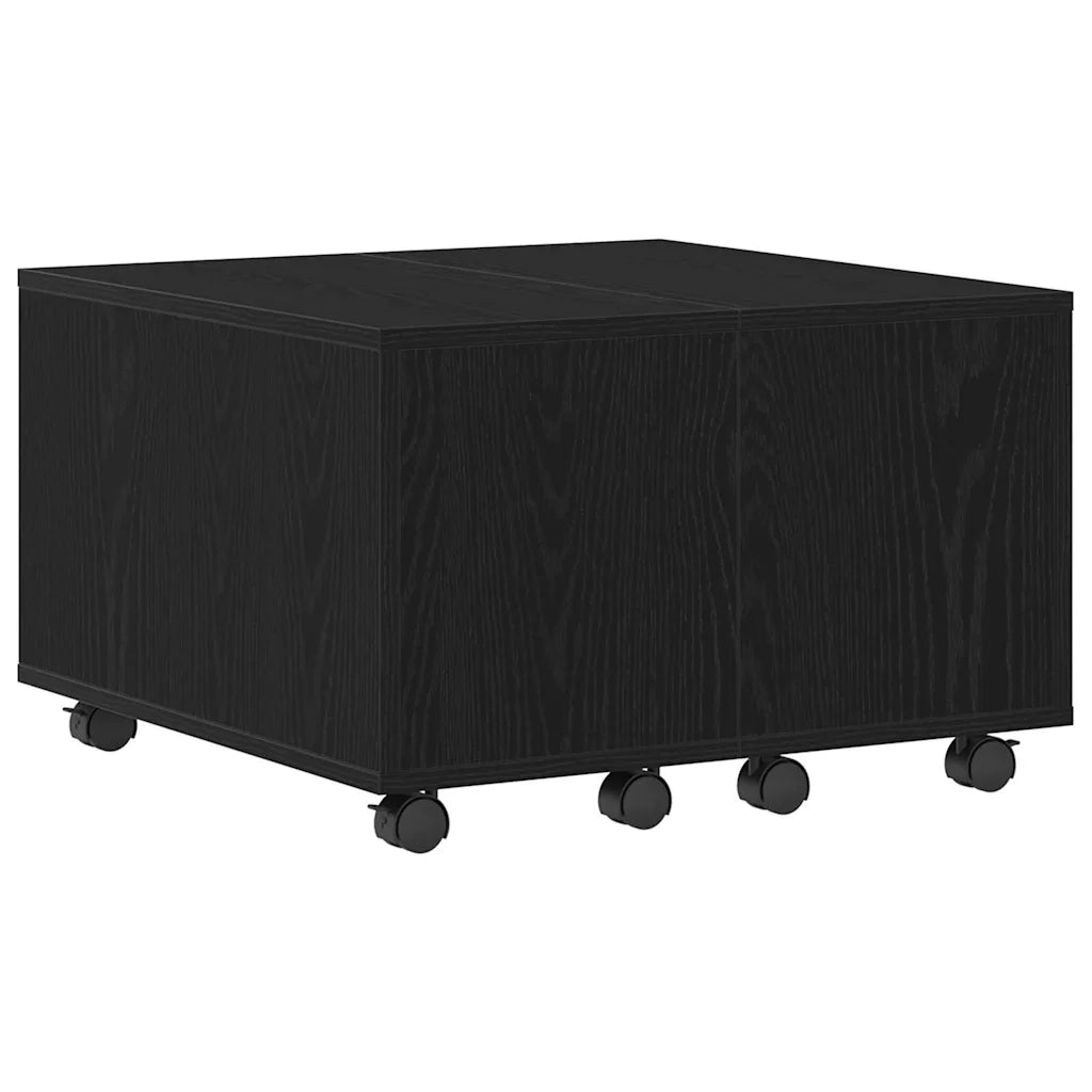 Tavolino da salotto | Tavolino da caff¨¨ | Tavolino da Soggiorno Rovere Nero 60 x 60 x 38 cm