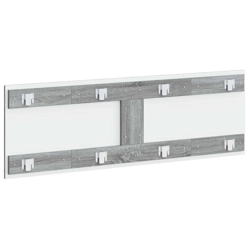 Testiera da Muro HAARLEM Sonoma grigio Legno ingegnerizzato 896951
