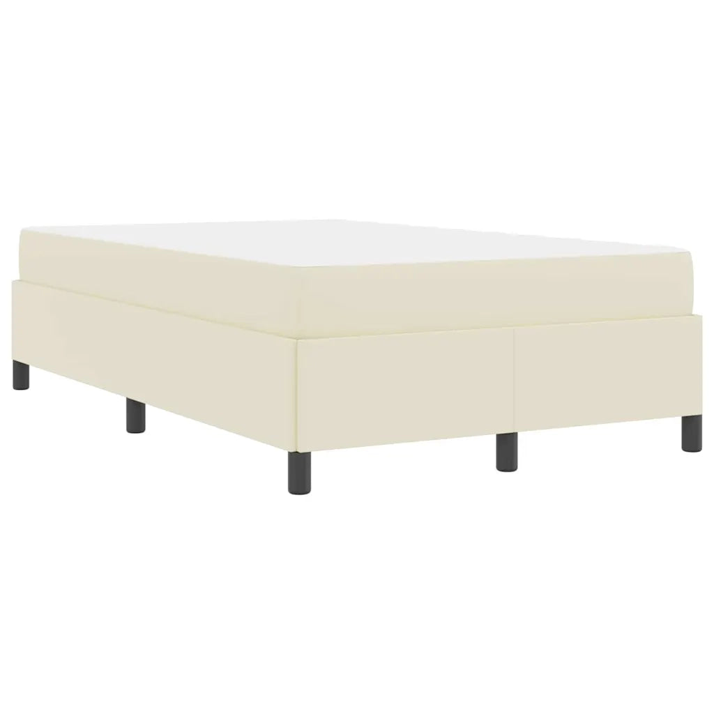 Struttura del letto con materasso-Giroletto Crema 120 x 200 cm Tessuto 291838