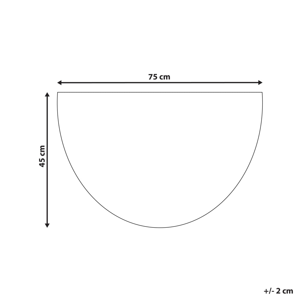 Zerbino in fibra di cocco naturale con retro in PVC antiscivolo 45 x 75 cm Decorazione moderna per interni ed esterni