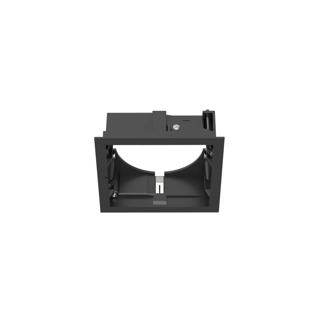 ZEUS SQUARE CORNICE CON BORDO QUADRATA 21 W  10,6X10,6CM NERA