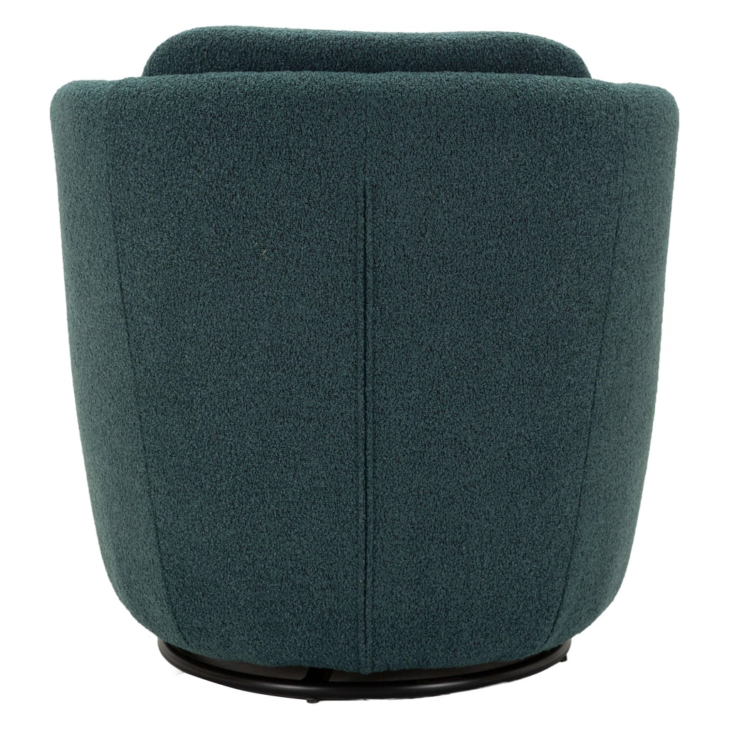 Poltroncina Morond, Poltrona Base Girevole, 70x72x75h cm Verde Ottanio