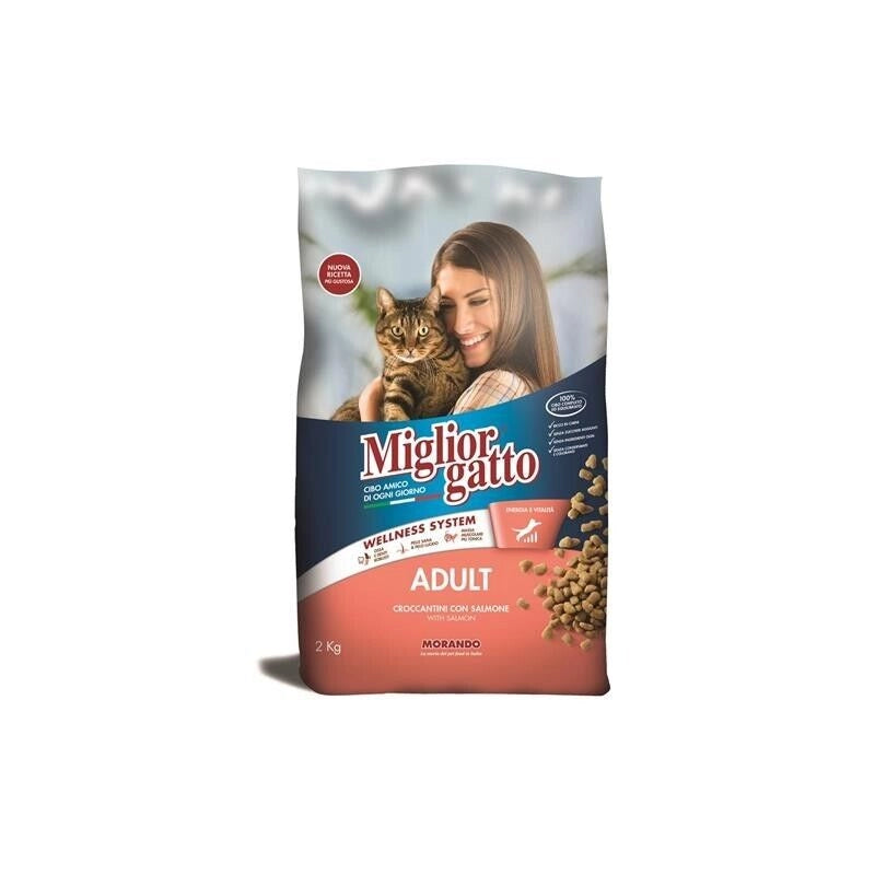 MIGLIOR GATTO CROCCANTINI CON SALMONE 2 KG