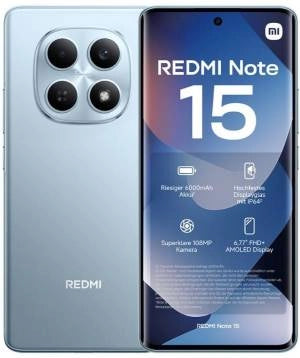 Xiaomi redmi note 15 6+128gb 6.77 nfc glacier blue ds eu - 6932554482701