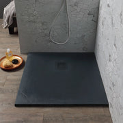 Piatto doccia 90x90 h2,5 cm antracite