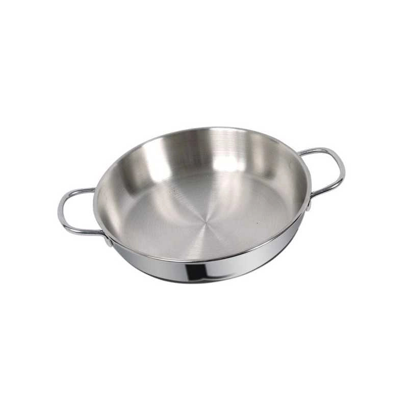 Tegame Inox 2 Manici cm 24 Dune Metalsomma