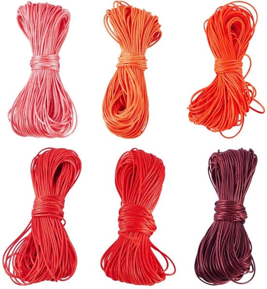 Cordone in filo di rame cera 0,5 mm - Lunghezza 90 m - Cordone per gioielleria - Cordone per DIY - Cordone per gioielli personalizzati