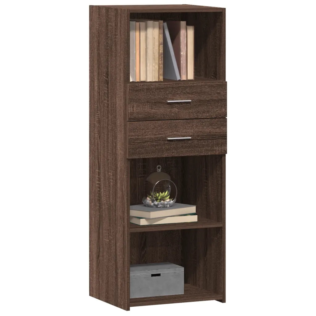 Credenza | Madia | Buffet da pranzo | Armadio da pranzo Rovere Marrone 45x42,5x124 cm in Legno Multistrato