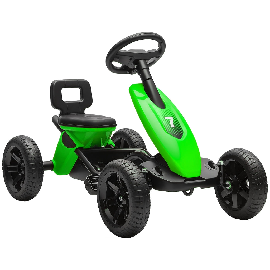 Go-kart a pedali per bambini 2-5 anni ¨C Xylo ¨C Ruote EVA silenziose verde