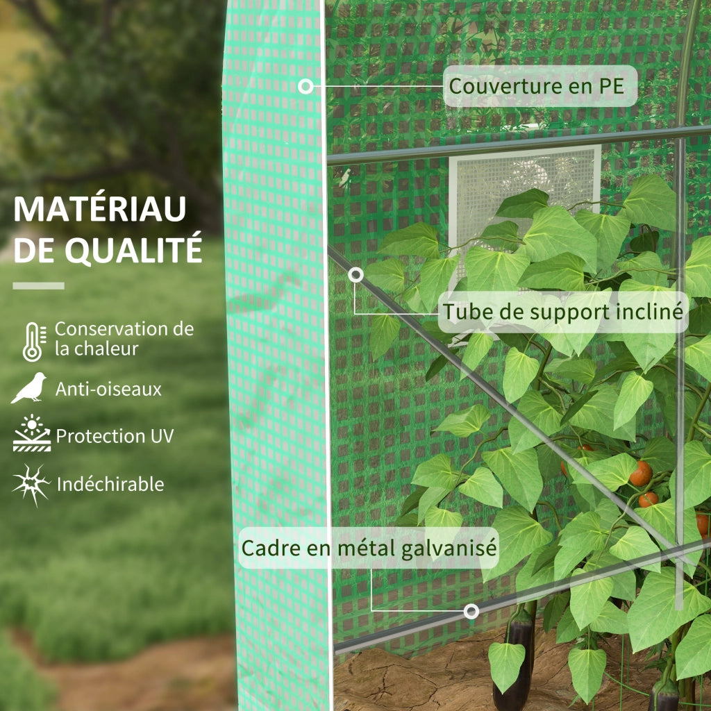 Serre da Giardino Tunnel ¨C zephmum ¨C Verde 6 m2