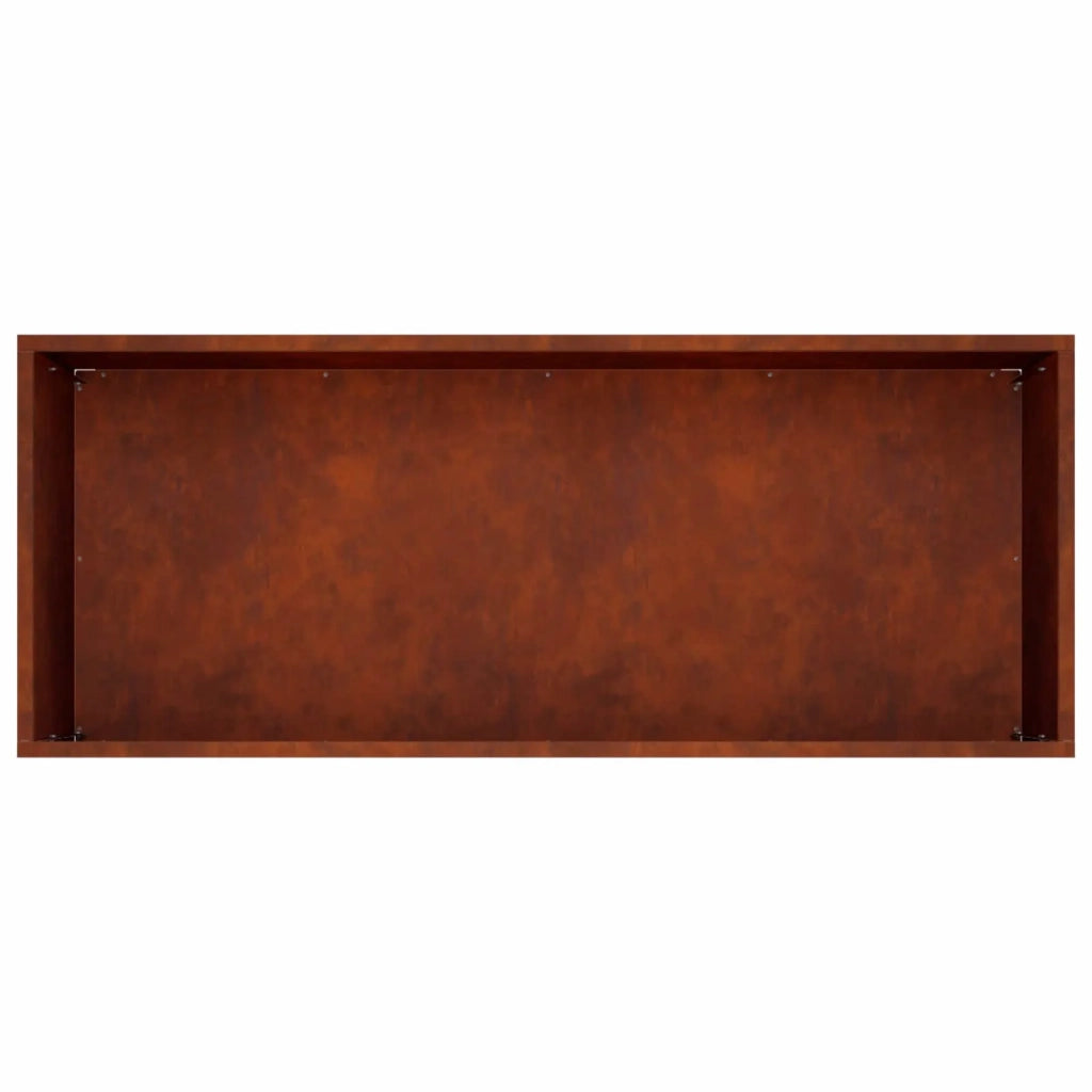 Vaso da giardino Ruggine 80 x 40 x 40 cm Acciaio Corten 8005244