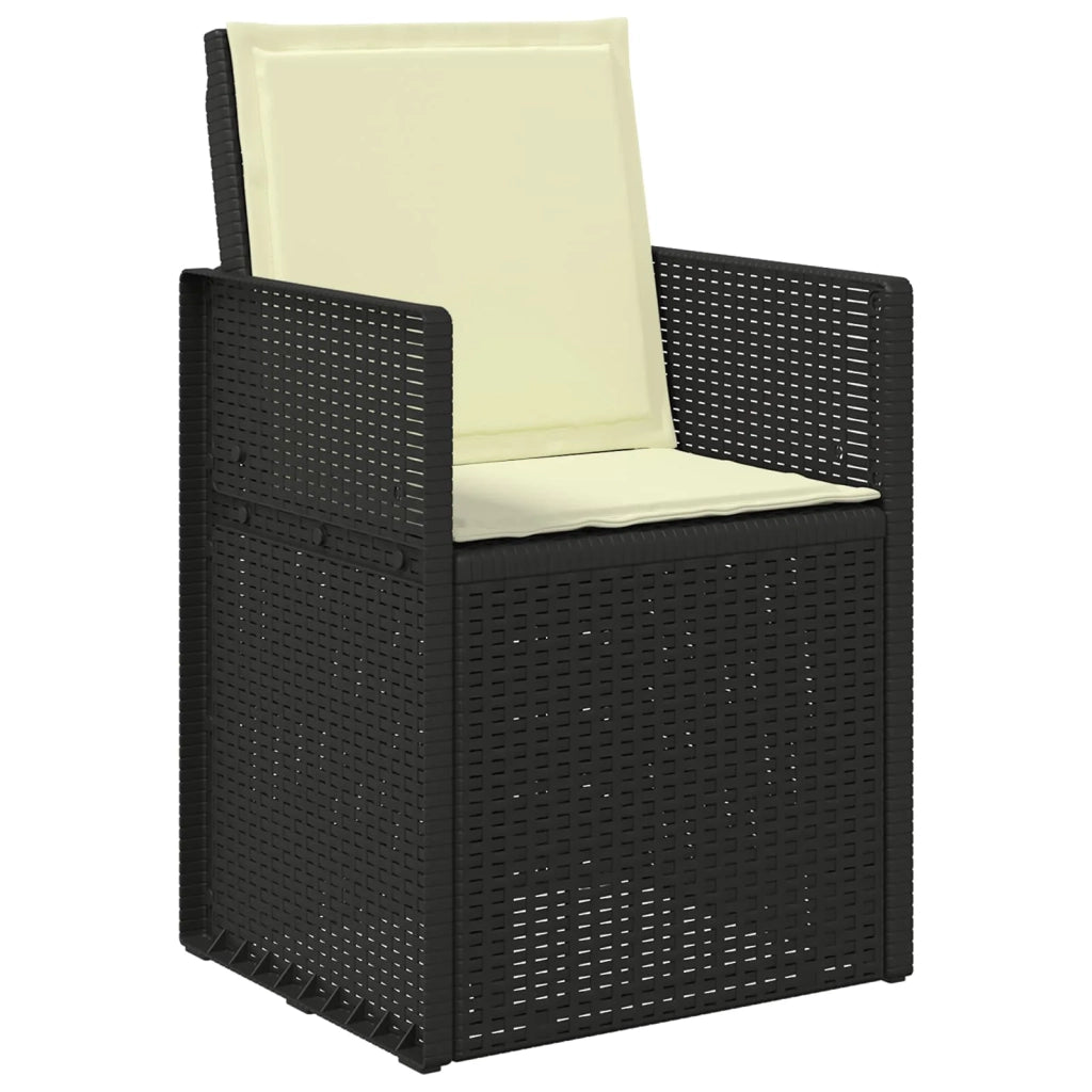 Cuscini per Seduta e Schienale 2 pcs Crema 47 x 45 x 2 cm 899973