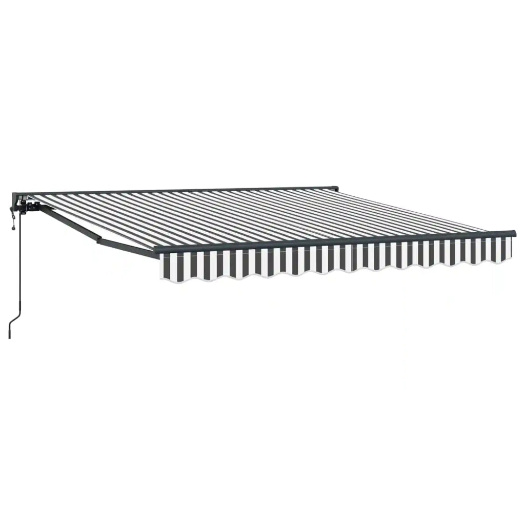 Struttura della tenda-Telaio per tenda da sole Antracite e Bianco 300 x 250 cm 580237