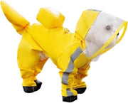 Kit di protezione impermeabile per cani piccoli - Copertura completa - Riflettente - XL Giallo