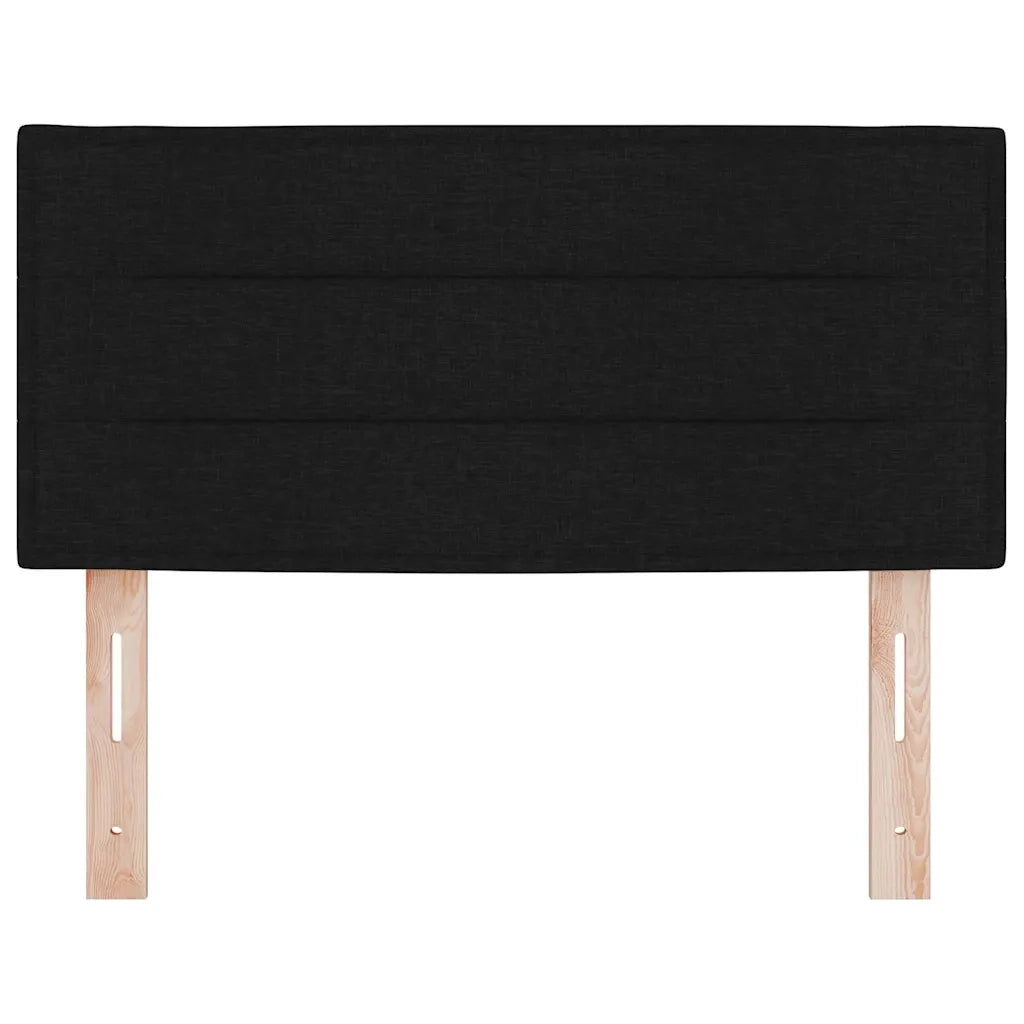 Testiera | Testata LED con strisce LED con Testiera | Testata Nero 90 cm Tessuto