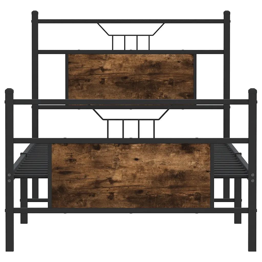 Giroletto senza Materasso Rovere Fumo 75x190 cm in Truciolato 4106751