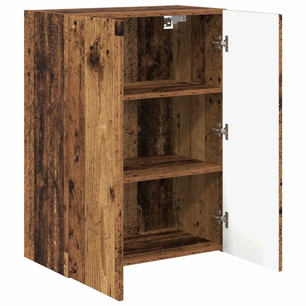 Mobile TV da Parete | Armadietto TV | Mobile Porta TV Legno vecchio 59,5 x 31 x 80 cm