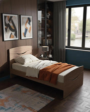 Letto Smile con fascioni e pediera - Letto singolo 87 x 197 - Struttura virginia - Rete e materasso esclusi_