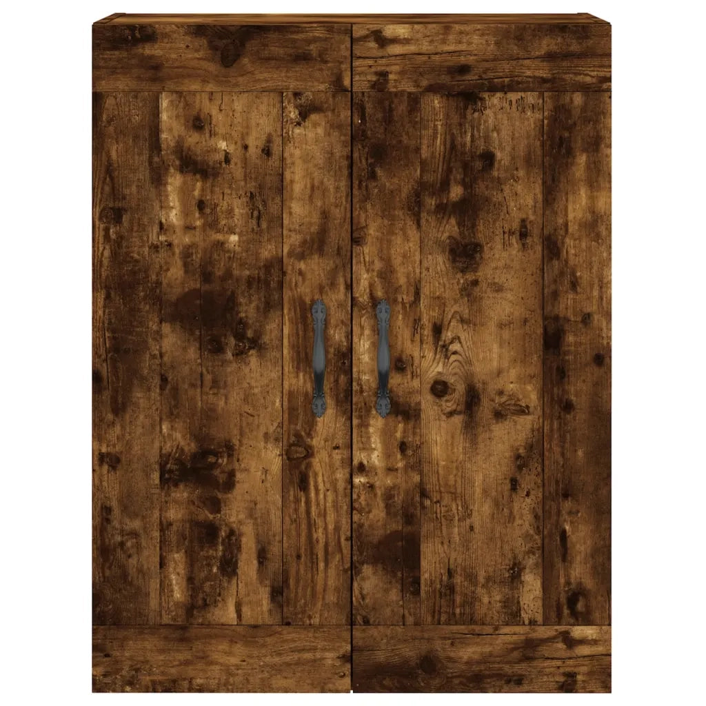 Credenza | Madia | Buffet da pranzo | Armadio da pranzo Rovere Fumo 69,5x34x180 cm in Legno Multistrato