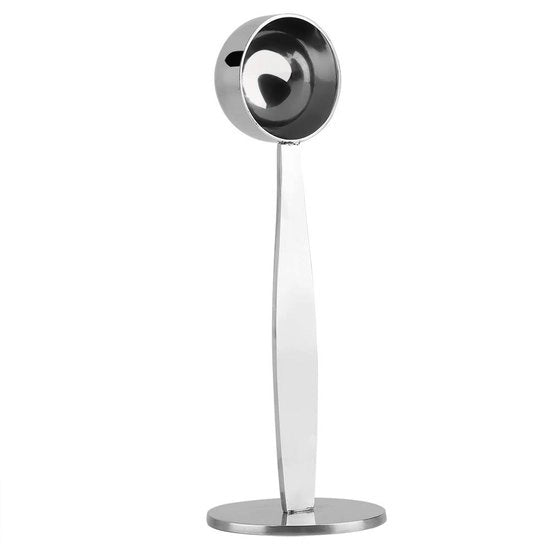 Tamponatore di caffè in acciaio inossidabile 51 mm - Strumento per stampare - Pressa per chicchi di caffè - Cucchiaio da scoop - Resistente al cioccolato - Materiale duraturo - Tamponatore per espresso
