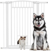 Barriera per cani e gatti ¨C zephmum ¨C Bianco, regolabile 76-102 cm