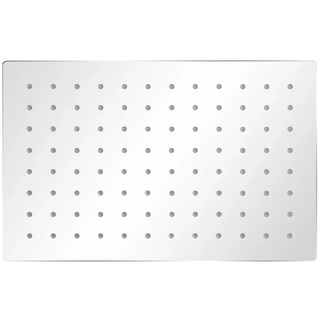 Soffione per Doccia a Pioggia 2 pz Acciaio Inossidabile 20x30cm CFW2756423