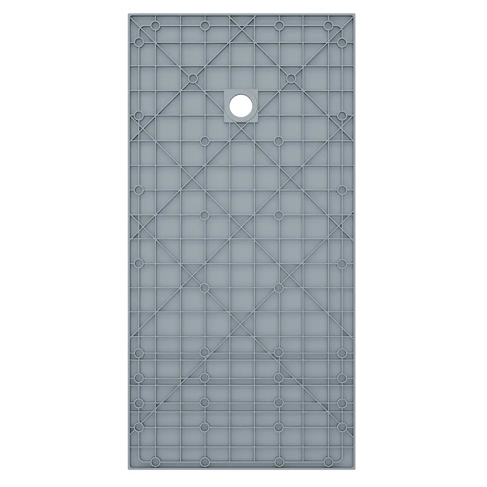 Piatto doccia 80x160 cm colore grigio effetto pietra | Samos
