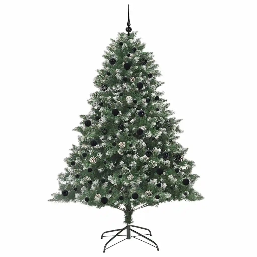 Albero di Natale artificiale con 300 LED Verde 210 cm 3395246