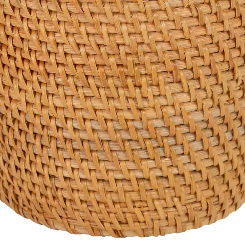 Cestino in rattan marrone D26xh26