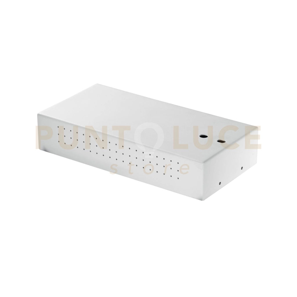 SCATOLA BIANCA PER ALLOGGIO DRIVER E COLLEGAMENTO ELETTRICO BINARI A SOSPENSIONE 25X12,5X4,9CM