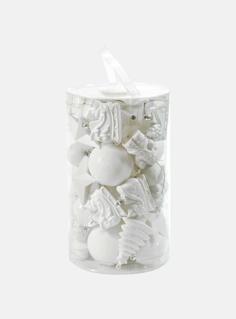Ginosa, Decorazione da Natale, Bianco