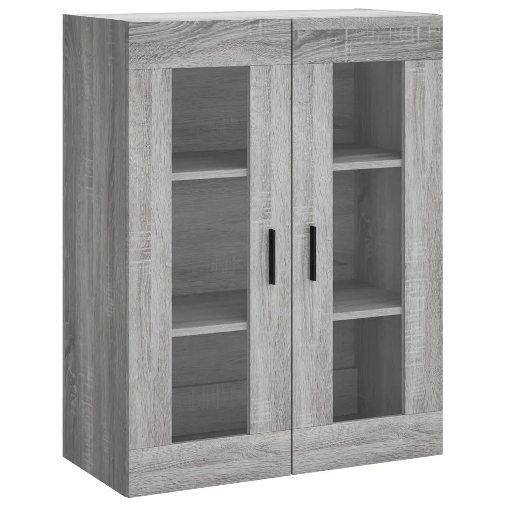 Credenza | Madia | Buffet da pranzo | Armadio da pranzo Grigio Sonoma 69,5x34x180 cm in Legno Multistrato