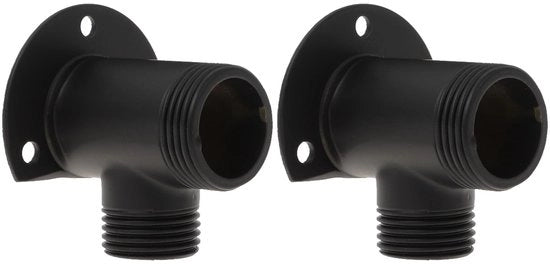 Adattatore per doccia - Set di installazione per valvola doccia - Finitura robusta - In rame - Supporto doccia - Idoneo per impianti di doccia - 2 pezzi
