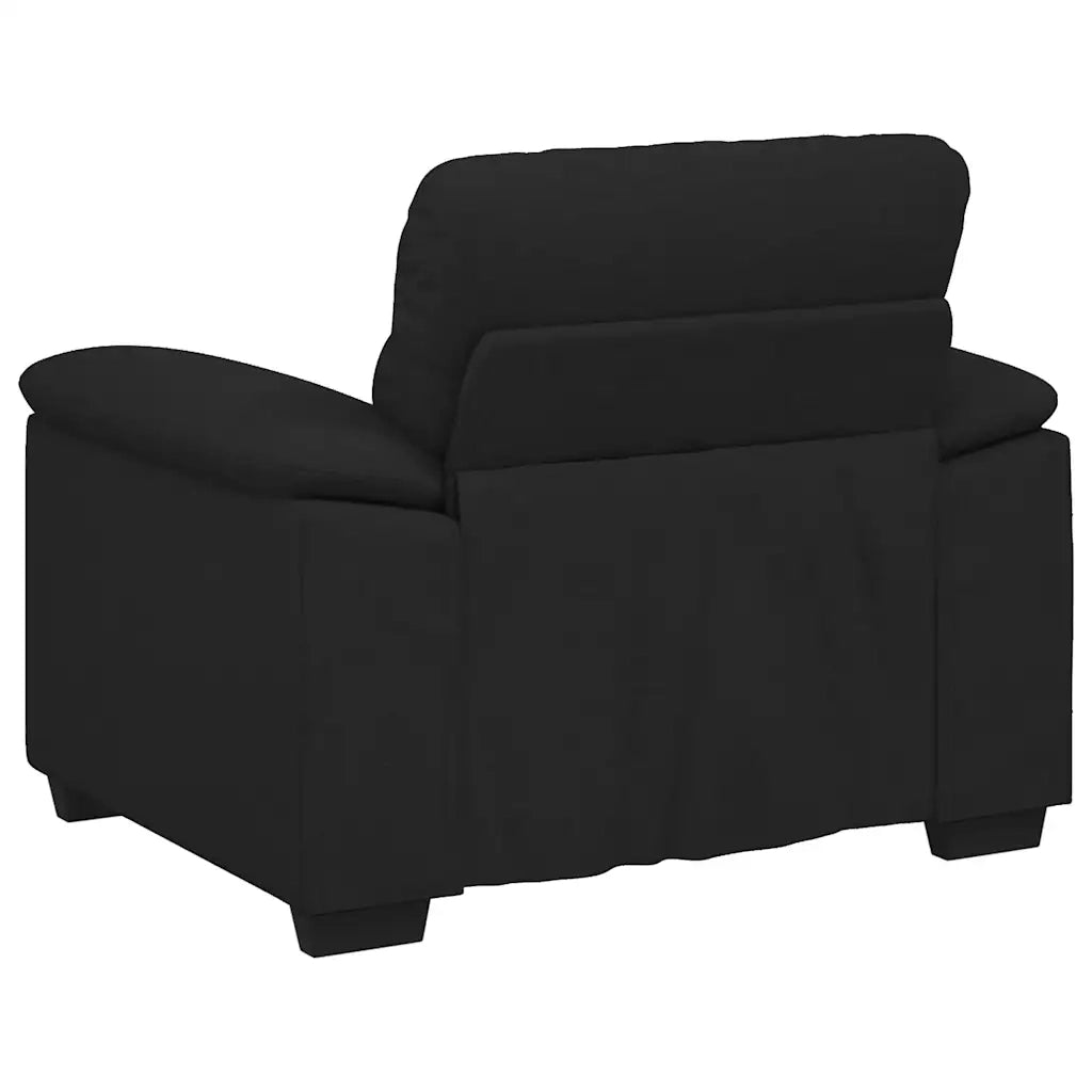 Divano Sedia-Poltrona Nera 100x81x84 cm in Tessuto