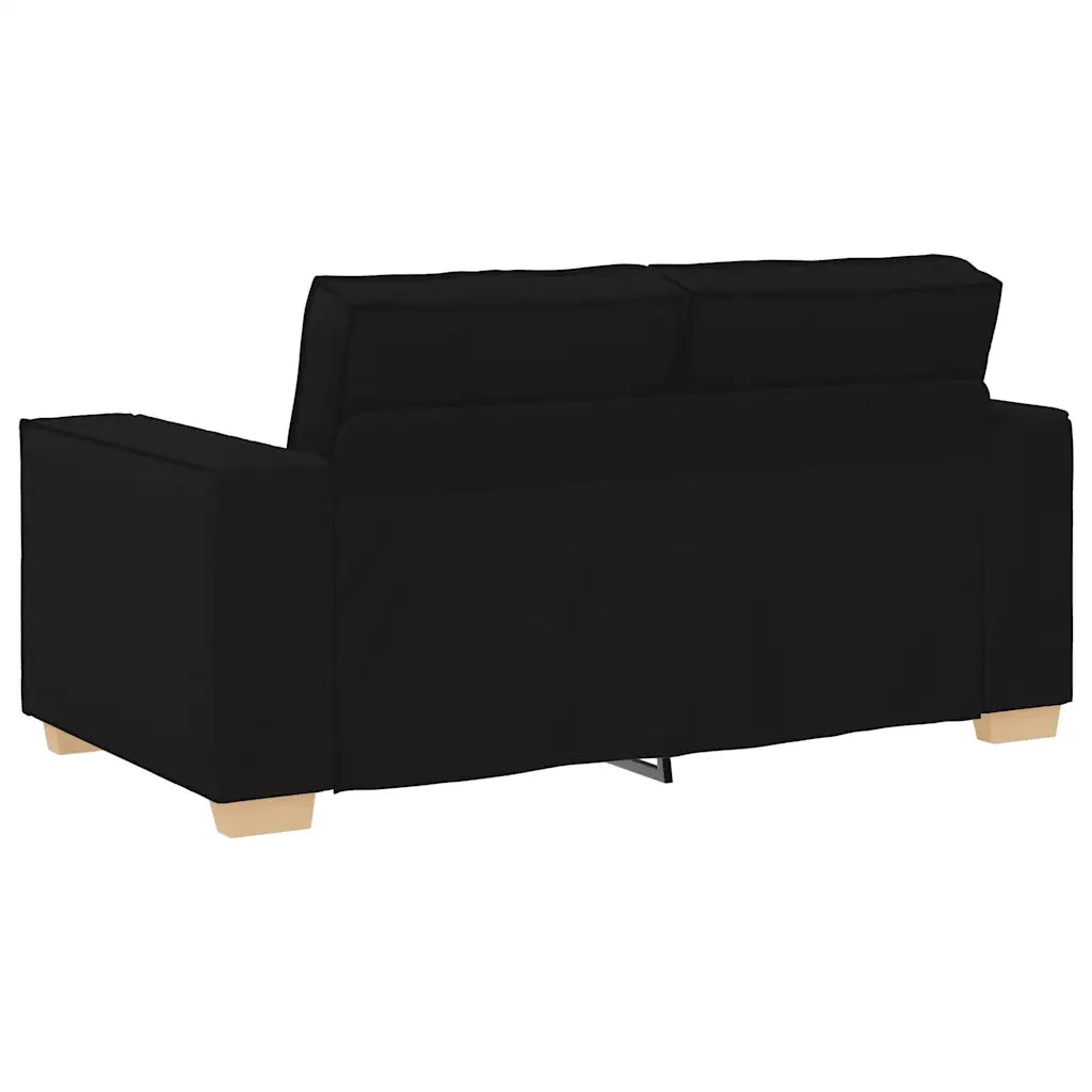 Divano a 2 posti Nero 160x78x84 cm Tessuto 4104972