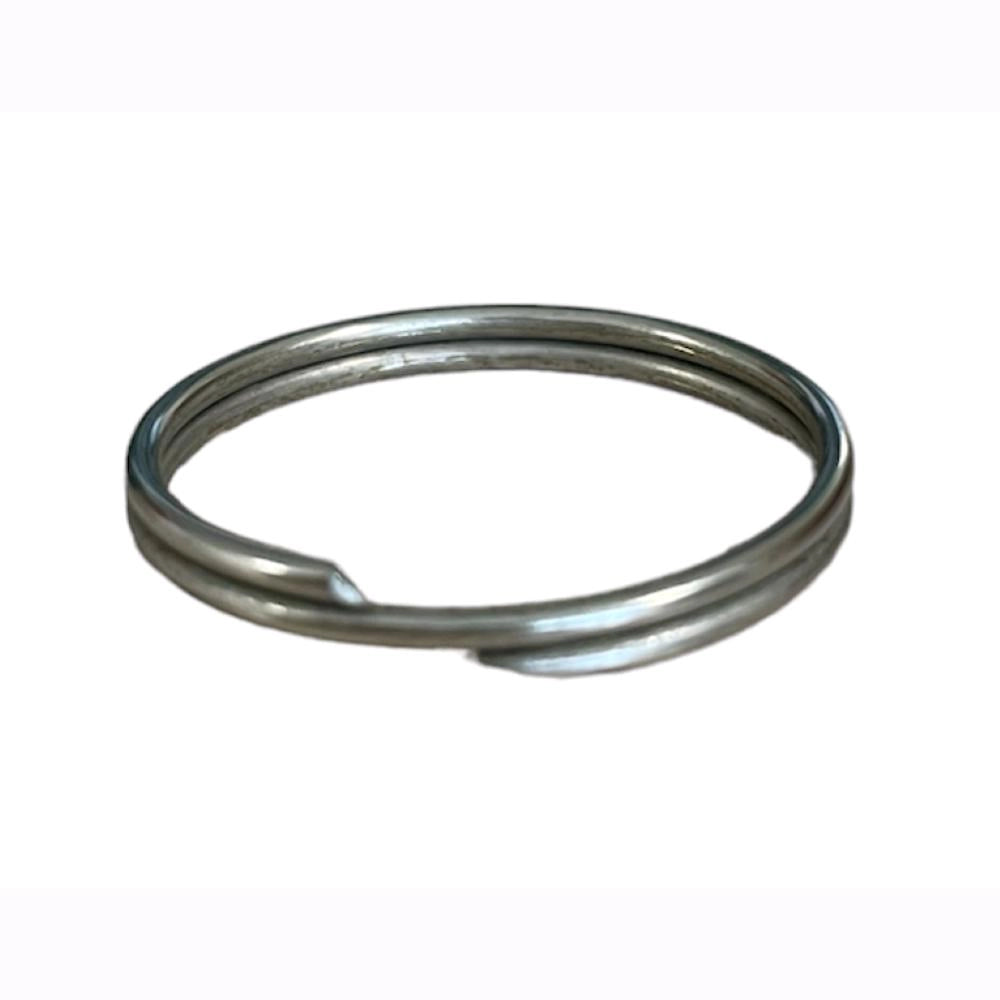 Anelli Portachiavi in acciaio nichelato da 25 mm per chiavi Conf. 100 pz