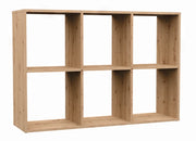 Scaffale MALAX 2x3 rovere artisan libreria moderna