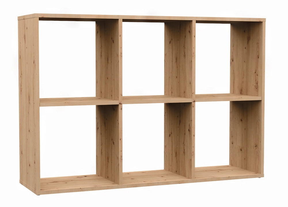 Scaffale MALAX 2x3 rovere artisan libreria moderna
