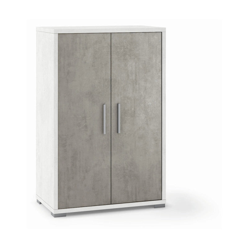 Mobile 2 Ante Kit Ossido Bianco cm 71x41x110h - Sarmog