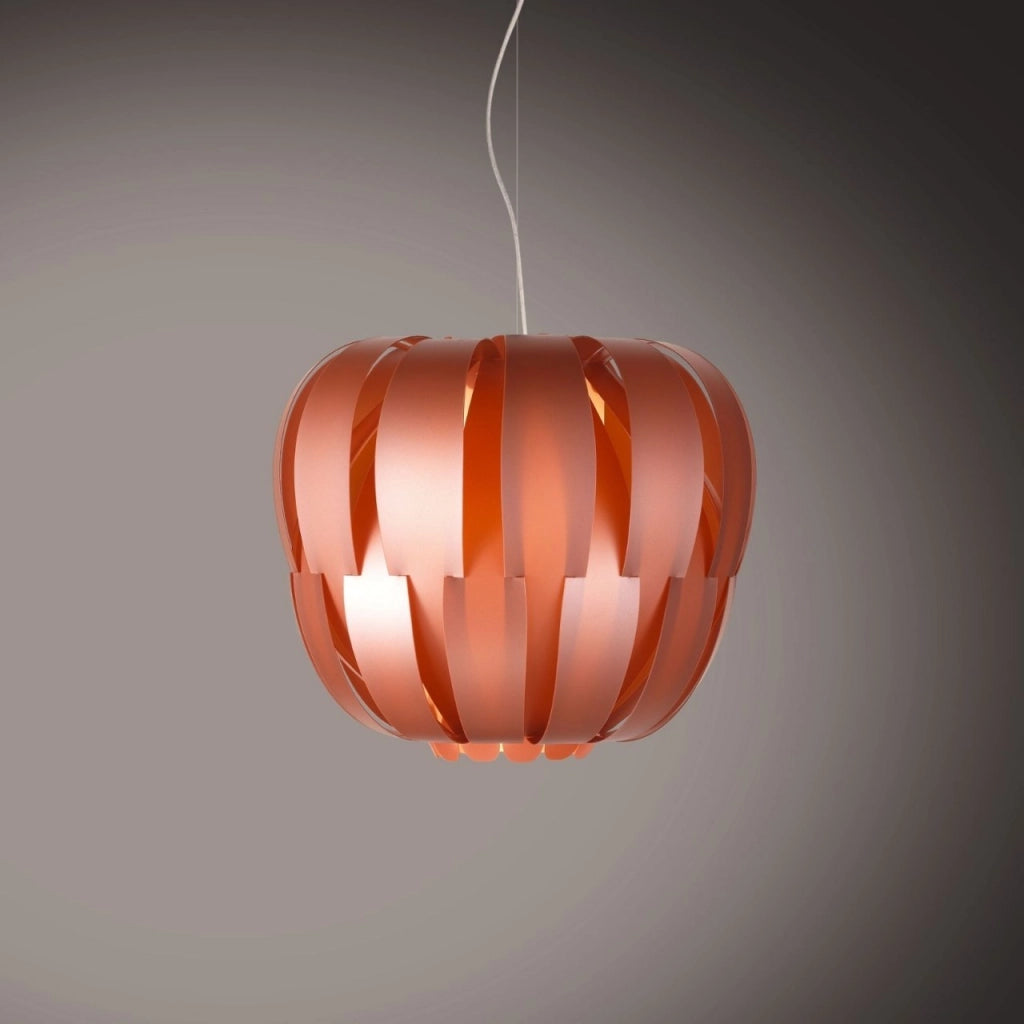Sospensione 3 Luci Copper in Metallo Cromato Cm. 75 x 60h